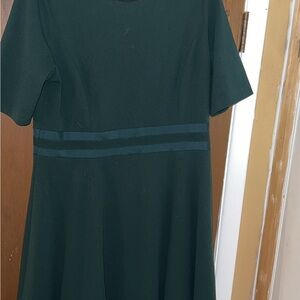 Calvin Klein Fitted Green Dress